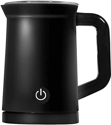NOOFIE Electric Milk Steamer Electric Milk Frother Automatic Milk Frother Household 500W Hot Chocolate Automatic Milk Foamer with Hot and Cold Milk Functionality Stainless Steel 1023