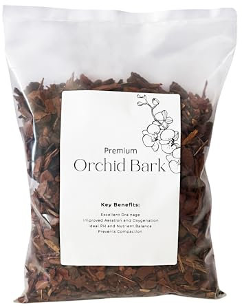 Premium Orchid Care Repotting Bark Soil Compost Mix (10L)