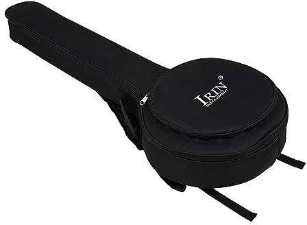 harayaa Banjo Gig Bag Banjo Bag, Hartschalenkoffer, wasserdichte tragbare Saiten-Banjo-Taschen, E-Gitarren-Gigbag-Rucksack für Outdoor-Picks, Bühnensaiten