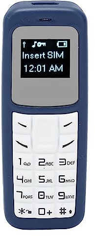 Mini Teléfono Móvil con Gancho para la Oreja, Teléfono con Botón Pequeño Bluetooth Desbloqueado de 0,66 Pulgadas, Auricular Bluetooth BM30, Compatible con Tarjeta SIM. 350mah