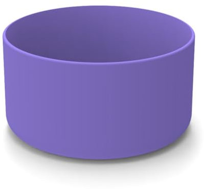 Gteller Lot de 2 dessous de verre en silicone antidérapant respectueux de l'environnement pour gobelet/tasse/bouteille Stanley de 880 ml, 1200 ml (75 mm, violet)