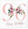 Geburtstagskarte zum 96. Geburtstag für Frauen – Blumen-Geburtstagskarte zum 96. Geburtstag für die 96-jährige Frau, 96. Geburtstag, für Oma, Mutter, Tante, Schwester, Mutter, Freundin