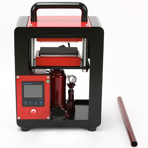 5T idraulico colofonia pressa macchina doppio riscaldato piani colofonia estrattore con manometro preciso LCD tempo Temp Controller per la stampa efficiente