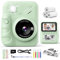 CalineGam Appareil Photo Instantané Enfant, 3,0 Pouces Écran HD 48MP Appareil Photo Enfants avec Carte 32 Go, 1080P Appareil Photo Jouet Cadeau pour Garçons Filles de 3 à 12 Ans (Vert)