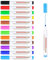Autoau Whiteboard Marker - Whiteboard Stifte Abwischbar 12 Farben Wasserlöslicher Folienstift Abwischbar, White Board Marker Pens für Lehrer Zubehör Schule Zuhause Büro - Rundspitze 2-3mm