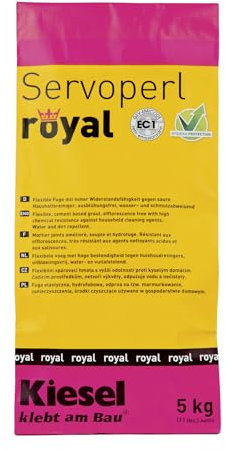 Kiesel Servoperl Royal Fugenmasse (Mittelgrau, 5 kg)
