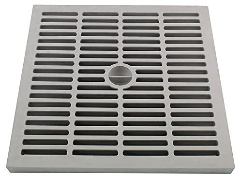 Zeker Grille pour Regard, pour collecteur des eaux - Grille de Regard renforcé (30 x 30 cm)