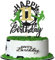 1 Stück Fußball Happy 11th Birthday Tortendeko Sport Fußball Kuchen Deko Alles Gute zum Geburtstag Cake Topper für Soccer Thema Kinder 11 Jahre alt Geburtstag Party Kuchen Dekorationen