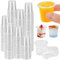 Lanvuto 300 Pz Bicchieri Plastica, 2cl/20ml Bicchieri Shot Plastica Trasparente, Bicchierini per Liquore, Cocktail, Caffe, Feste