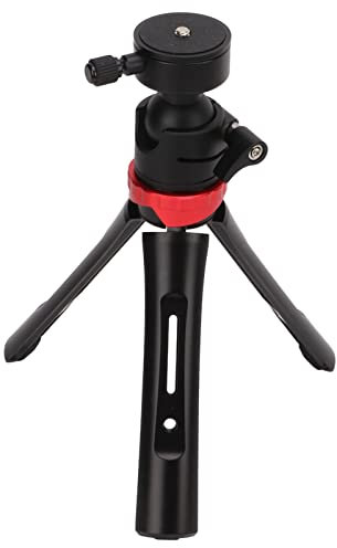Qukaim Mini Tripod, Extendable Flexible Ball Head, Lightweight Handheld Desktop Tripod for Camera, Portable Mini Camera Stand, Ideal for Selfies and Desk Use