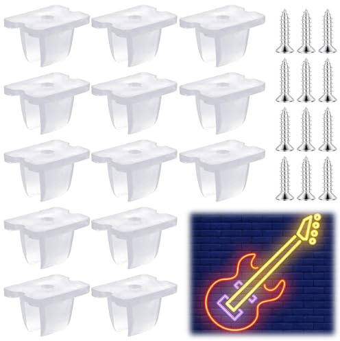 100 Stück Wsserdichter LED-Lichtstreifenclips, Led Strip Halterung, Wasserdichter Streifen Befestigungsclips für 5 mm bis 6 mm Silikon LED Streifen Halterung(Inklusive Schrauben, Durchscheinend)