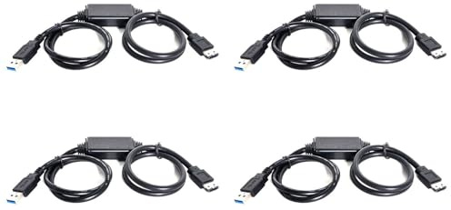 Ynusgeyx 4X Power über ESATA DC 5V Power to USB 3.0 Adapter USB3.0 to HDD/SSD/ODD ESATA Power Konverter Kabel 1M