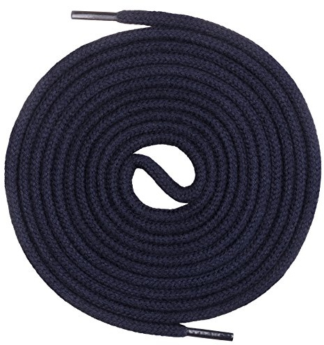 Mount Swiss© Schnürsenkel rund ø 3-4 mm I Sehr reißfeste Premium Schuhbänder aus 100% Baumwolle ideal für Sneaker Sportschuhe Freizeitschuhe Lederschuhe UVM I Shoe-Laces Längen 45-200 cm