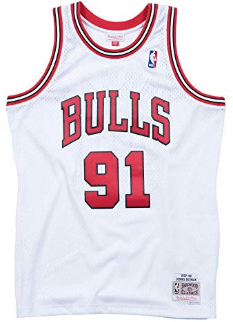 Mitchell & Ness M&N NBA Swingman Jersey 2.0 Chicago Bulls - D. Rodman, S, White