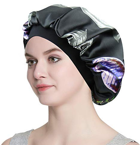 Satin NachtmÜTze Zum Schlafen Chic Schlaf Haarwickel FÜR Frauen