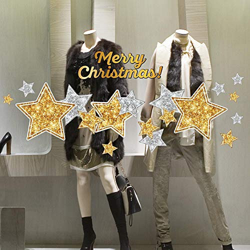 kina FVNT0024 Deko-Bänder für Weihnachten – Maße 130 x 30 cm – Vitrine Negozi, Stickers, Aufkleber, Weihnachten