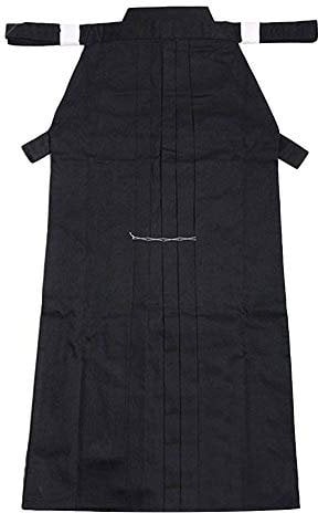 G-LIKE Kampfsport Kendo Kenjutsu Uniform - Traditionelle Japanische Schwertkampfkunst Kostüm Karate Ninja Aikido Training Kleidung Keikogi Jacke Hakama Hose für Männer Frauen (Black, M)