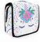 CaTaKu Trousse de toilette multifonction avec motif licorne à pois - Sac de voyage étanche à suspendre - Pour homme et femme