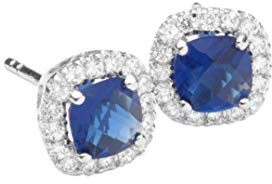 NANA KAY Modern Classics Ohrstecker Royal Silber/Blau mit Zirkonia ST954