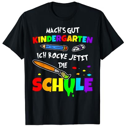 Schulkind Schüler 2023 Lustiges Ich rocke jetzt die Schule T-Shirt