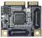 xiwai Mini PCI-E PCI Express auf SATA 3.0 Dual Ports Adapter Konverter Festplattenverlängerungskarte