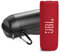 JBL FLIP 6 Waterproof Portable Speaker Bundle with gSport Carbon Fiber Case (Red)