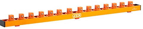 JCK 3/8 Drive Aluminum Socket Holder Organizer, Unique Designed Rack, Moveable Organizer, Secure Socket Combination Toolbox Storage