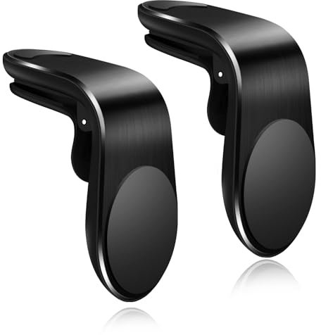 Auto Handyhalterung Magnet KFZ Handy Halterung Lüftung Car Handyhalter Smartphone Autohalterung fürs iPhone Samsung Huawei LG usw 2 Stücke