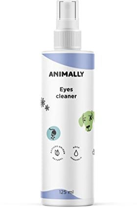 Animally Eyes Cleaner 125 ml. Limpiador de Ojos para Perros y Gatos, Transparente