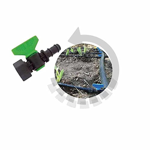 Opengardenweb Set raccordi per impianto irrigazione a goccia - 10x Valvola rubinetto 3/4 F x 16mm (10x Valvola 3/4 inchF x 16)