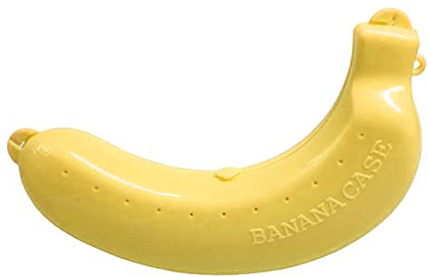 Banana Saver BPA-freie Outdoor-Reisetasche, hält frisch und schützt die Banane, niedliche Aufbewahrungsbox für Picknick, Camping, Gelb