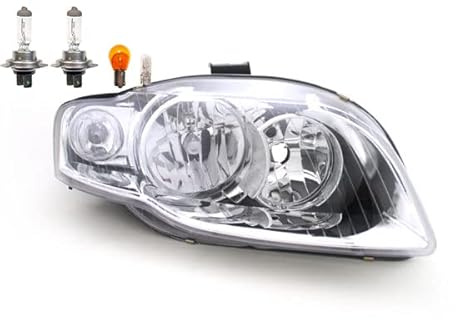 Johns, Scheinwerfer Halogen HSW passend für Audi A4 8E 11/04-06/08 Rechts Leuchtmittel
