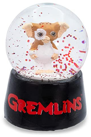 Gremlins Gizmo Mini-Schneekugel mit wirbelndem Glitzer-Display, 7,6 cm, Horrorfilm, Sammlerstück, Andenken
