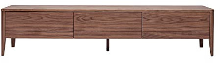 Miliboo BENJA TV-Schrank Vintage Nussbaum 3 Schubladen L 180 cm