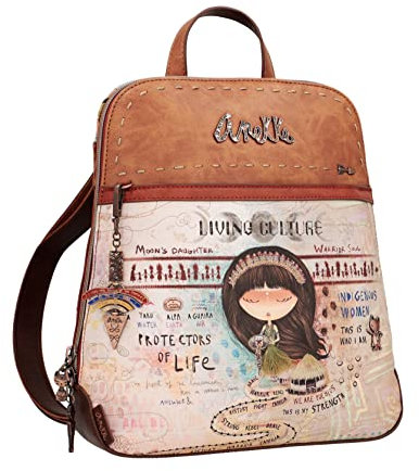 Anekke Sac à Dos de Promenade imprimé Ethnique, Femme, Multicolore