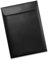 Laptop Sleeve Case for 13 Inch Devices, PU Leather Envelope Style Design, Accurate Size, Can Used As a Mouse Pad, Multipurpose Computer Accessories Storage Bag(Black 【Vertical】)