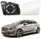 Spiegelglas Ersatz für Mercedes-Benz A B C E S-Class W176 W246 W204 W212 A207 C207 C216, Toter-Winkel-Spiegel Umkehrlinse Rückfahrglas Außenspiegel Asphärisch für C117 X156 C218 X218 X204 (Links)