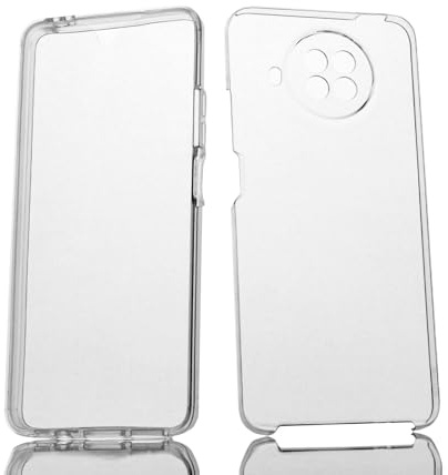 Max Power Digital Hülle für Xiaomi Mi 10T Lite 5G 360 Grad Transparent Silikon Schutzhülle Durchsichtig Beide Seiten Doppelseitig Full Body Vorne und Hinten Stoßfest Case (Xiaomi Mi 10T Lite 5G)