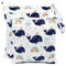 Darryy Nasstasche Kindergarten, Wetbag Kindergarten 2er Set, Wäschebeutel Kita Wasserdicht, Nassbeutel Waschbar, Windeltasche Nasstasche, Wetbag Stoffwindeln, Nasstaschen Wiederverwendbar, Wal
