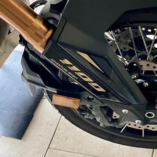 Resin Bike Adesivi Moto Compatibile con Honda Africa Twin Adventure Sports 2024 Nero. Protezione Parafango e Parasteli da Urti e Graffi. Adesivi Resinati con Effetto 3D Made in Italy