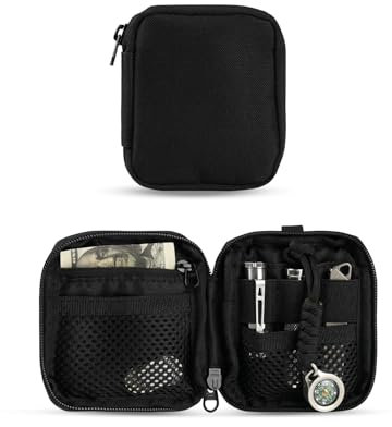 VIPERADE VE34 Mini EDC Taschen Organizer - Kleine Werkzeugtasche für Männer, Taktische EDC Pouch Kompakt, YKK Reißverschlusstasche Allzwecktasche für Mini Ausrüstung