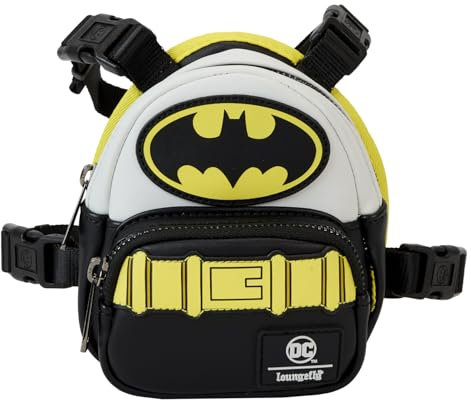 Loungefly DC Comics Batman 85th Anniversary Mini Rucksack Hundegeschirr (Medium)