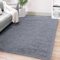 FVVRAX Flauschiger Hochflor Teppich 150x240 cm Grau | Extra weicher Shaggy Teppich rutschfest für Wohnzimmer Schlafzimmer | Kuscheliger Bodenteppich für Kinder Haustiere