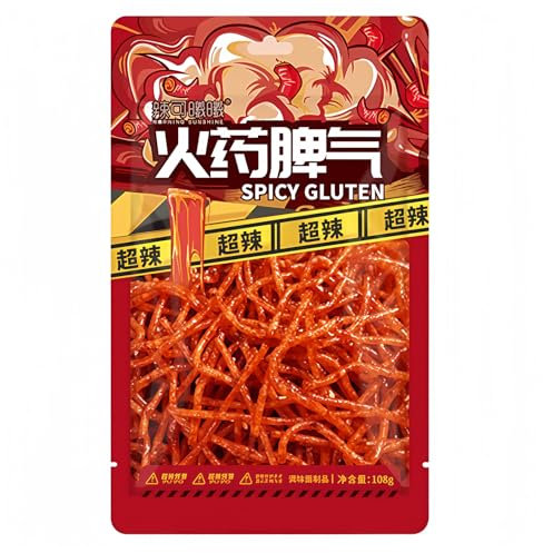 MKSDDF - 108 g de bâtons épicés chinois Latiao Nourriture chinoise Latio Bandes épicées Bâtons épicés Collations chinoises Collations de bureau Collations décontractées Snacks de fête (morceaux épicés