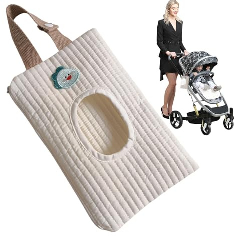 Affaire des lingettes de, Wipes Case de Sac de de distributeur de tissus | Étui du support anti-poussière, sac de tissu poussette pour la main, le visage, le retrait