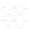 Milisten 10pcs Transparent Air Bags Inserts for Moving Ears Hats Fun Accessories for Bunny Ears Chopper Hats Easy Setup for Halloween Dress Up Safe and Design