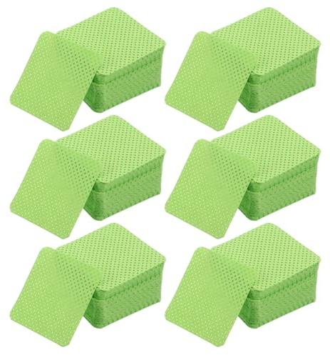 Anneome 1080pcs Lint Lash Extension Pads Multipurpose Absorbent Cotton Squares for Eyelash Glue Nail Polish Remover Makeup Brush Cleaning Wipes