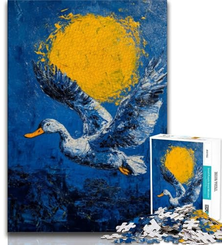 Puzzle 1000 Teile für Teenager Geschenke Fantasy Duck Puzzles Quizspiel Ganze Familie 38x26cm