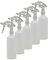 5 x Twist Type Trigger Spray Bottles 500ml Industrial, Valeting, Household Cleaning Chemical Resistant (White)