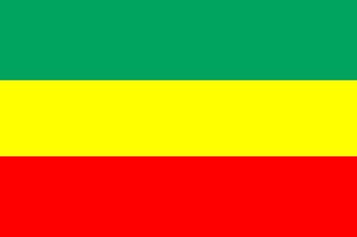Durabol Flagge Rasta Flag 150 x 90 cm Satin Doppelte Nähte